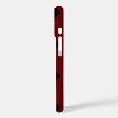 Coques Case-Mate iPhone cupcake rouge sang noir (Verso / Gauche)