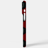 Coques Case-Mate iPhone cupcake sang rouge noir (Verso / Gauche)