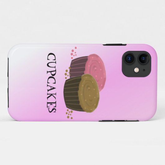 Coques Case-Mate iPhone Cupcakes (Dos (Horizontal))