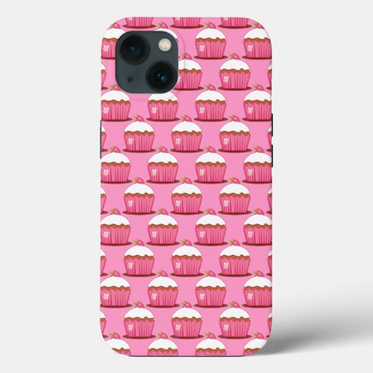 Coques Case-Mate iPhone Cupcakes rose (Verso)