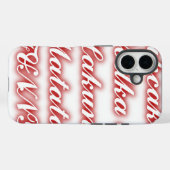 Coques Case-Mate iPhone Cupcakes Rouge Vodka Hakuna Matata FUNNY. (Verso (horizontal))