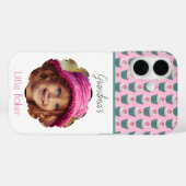 Coques Case-Mate iPhone Cupcakes Scalloped Nom du Modèle photo personnalis (Verso (horizontal))