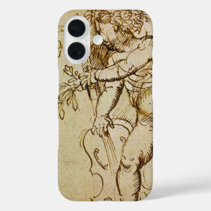 Coques iPhone 16 Cupid avec un violon par Domenico Campagnola
