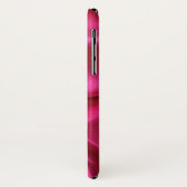COQUES Case-Mate iPhone CUPID LACE COEUR SOIE ROSE FUCHSIA CLOS MONOGRAMME (Dos/Gauche)