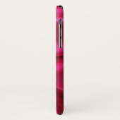 COQUES Case-Mate iPhone CUPID LACE COEUR SOIE ROSE FUCHSIA CLOS MONOGRAMME (Dos/Gauche)