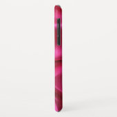 COQUES Case-Mate iPhone CUPID LACE COEUR SOIE ROSE FUCHSIA CLOS MONOGRAMME (Dos/Gauche)