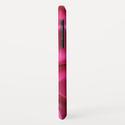 COQUES Case-Mate iPhone CUPID LACE COEUR SOIE ROSE FUCHSIA TISSU MONOGRAMM (Dos/Gauche)