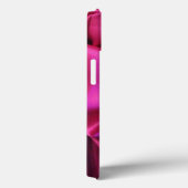 COQUES Case-Mate iPhone CUPID LACE COEUR SOIE ROSE FUCHSIA TISSU MONOGRAMM (Verso / Droite)