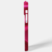 COQUES Case-Mate iPhone CUPID LACE COEUR SOIE ROSE FUCHSIA TISSU MONOGRAMM (Verso / Gauche)