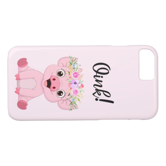 Coques Case-Mate iPhone Cupide Oink Pig Lover (Dos (Horizontal))