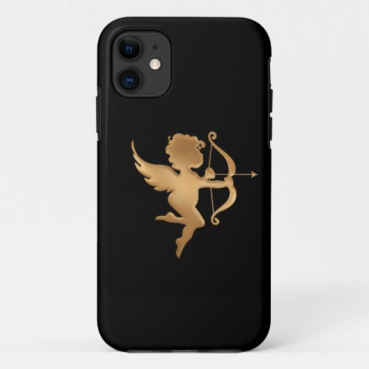 Coques Case-Mate iPhone Cupidon d'or (Dos)