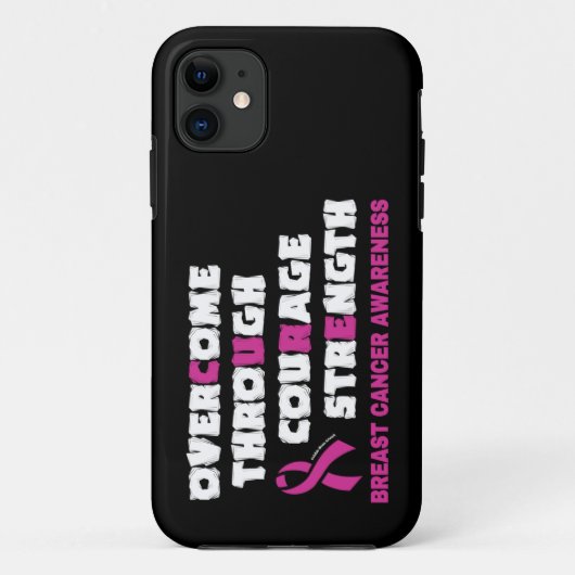 Coques Case-Mate iPhone CURE...Cancer du sein (Dos)