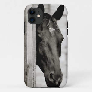 Coque Case-Mate Pour iPhone Curieux Cheval noir