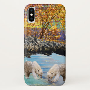 Case-Mate iPhone Case Curieux jeunes ours polaires,