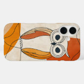 Coques Case-Mate iPhone Curieux look de hibou (Verso (horizontal))