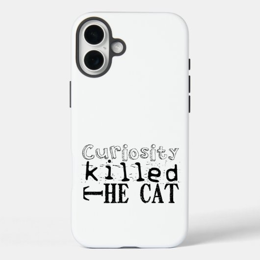 Coques Case-Mate iPhone Curiosity tua Cat Popular Proverb SC (Verso)