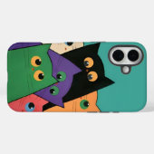 Coques Case-Mate iPhone Curious Cats (Verso (horizontal))