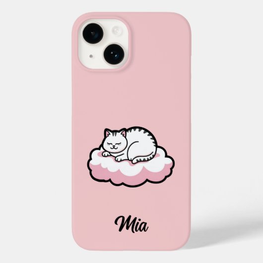 Coques Case-Mate iPhone Curling Chubby Personnalisé - Cute (Verso)