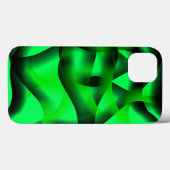 Coques Case-Mate iPhone Curling vert citron vert et noir, avec un peu d'om (Verso (horizontal))