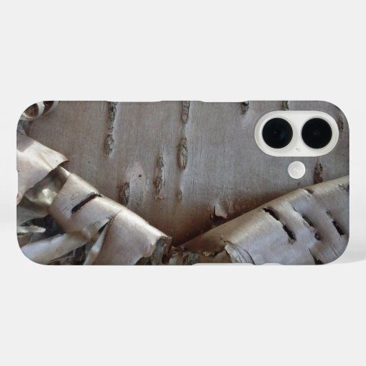 Coques Case-Mate iPhone Curly Birch Bark Tree Rustic (Verso (horizontal))