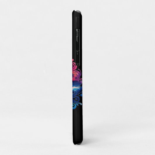 Coques Case-Mate iPhone Curs de surf couché de soleil- (Dos/Gauche)