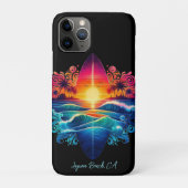Coques Case-Mate iPhone Curs de surf couché de soleil- (Dos)