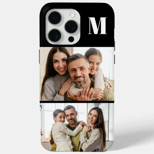 Coques Case-Mate iPhone Custom 2 Family Photo & Monogrammed  (Verso)