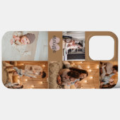 Coques Case-Mate iPhone Custom 5 Photos Joli Cœur Script Or (Verso (horizontal))