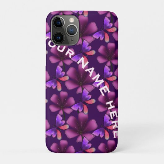 Coques Case-Mate iPhone Custom and personalized floral Spiral Notebook (Dos)