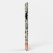 Coques Case-Mate iPhone Custom Boho Sunflowers Wood Effect (Dos/Droite)
