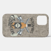 Coques Case-Mate iPhone Custom Cowboy Revolver Gun Whiskey Saloon (Verso (horizontal))