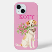 Coques Case-Mate iPhone Custom Dog Name Phone Case (Verso)