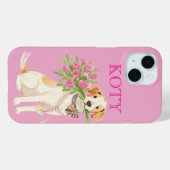 Coques Case-Mate iPhone Custom Dog Name Phone Case (Verso (horizontal))