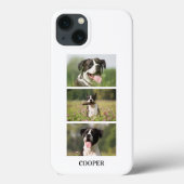 Coques Case-Mate iPhone Custom Dog Photo Collage Monogram Personalized (Verso)
