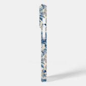 Coques Case-Mate iPhone Custom Elegant Boho Chic Blue Blossom (Verso / Gauche)