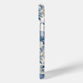Coques Case-Mate iPhone Custom Elegant Boho Chic Blue Blossom (Verso / Gauche)