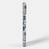 Coques Case-Mate iPhone Custom Elegant Boho Chic Blue Blossom (Verso / Droite)