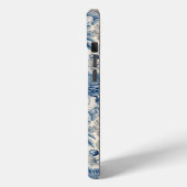 Coques Case-Mate iPhone Custom Elegant Boho Chic Blue Blossom (Verso / Gauche)