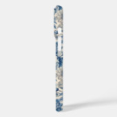Coques Case-Mate iPhone Custom Elegant Boho Chic Blue Blossom (Verso / Gauche)