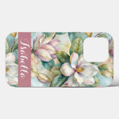 Coques Case-Mate iPhone Custom Elegant Magnolias (Verso (horizontal))