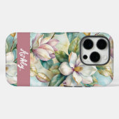 Coques Case-Mate iPhone Custom Elegant Magnolias (Verso (horizontal))
