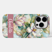 Coques Case-Mate iPhone Custom Elegant Magnolias (Verso (horizontal))