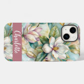 Coques Case-Mate iPhone Custom Elegant Magnolias (Verso (horizontal))