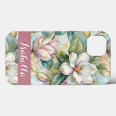 Coques Case-Mate iPhone Custom Elegant Magnolias (Verso (horizontal))