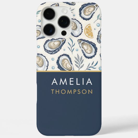 Coques Case-Mate iPhone Custom Elegant Marine Oysters (Verso)