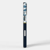 Coques Case-Mate iPhone Custom Elegant Mediterranean Lemon Botanical Navy (Verso / Droite)