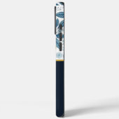 Coques Case-Mate iPhone Custom Elegant Mediterranean Lemon Botanical Navy (Verso / Gauche)