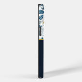 Coques Case-Mate iPhone Custom Elegant Mediterranean Lemon Botanical Navy (Verso / Droite)