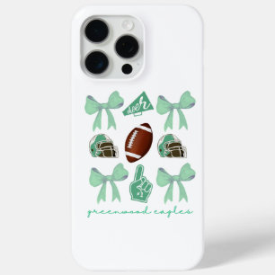 Coque iPhone 15 Pro Max Custom Football Bow Custom School,