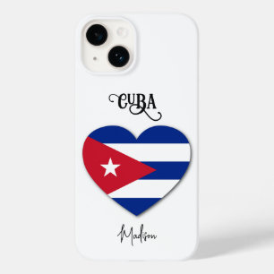 Coque Pour iPhone 14 Custom Name Cuba Love